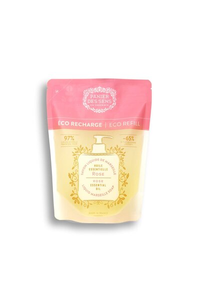 PANIER DES SENS عبوة إعادة تعبئة صابون سائل مرسيليا - ورد ساحر ٥٠٠ مل
