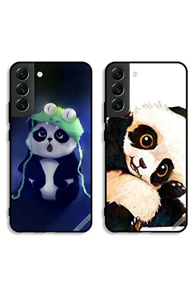 Covernex حافظتان لهاتف سامسونج جالاكسي S22 5G، أغطية حماية بتصميم باندا وفن ا...