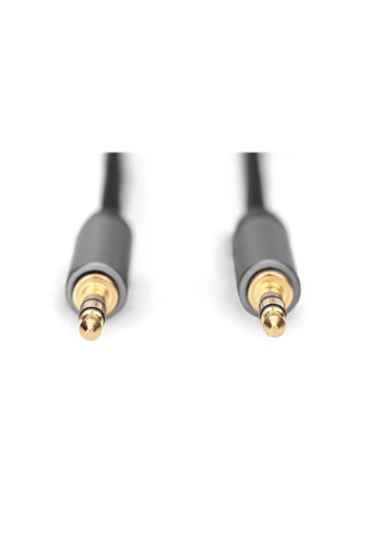 Digitus Cablu Audio Stereo AUX Digitus, 1.8m, 3.5mm, Negru