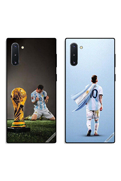 Covernex حافظتان لهاتف سامسونج جالكسي نوت 10، أغطية حماية ليو ميسي وكأس الفيفا