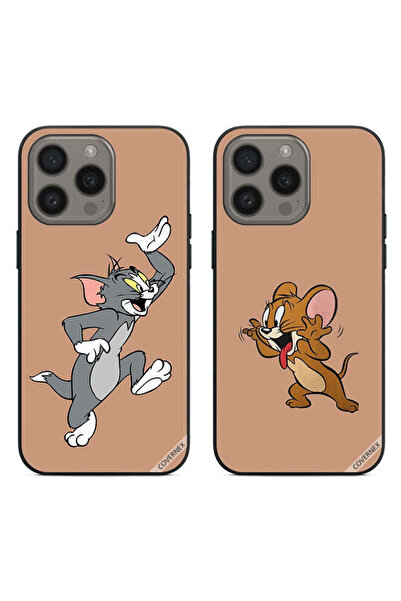 Covernex حافظتان لهاتف Apple iPhone 15 Pro، أغطية حماية خلفية بتصميم زوجين من...