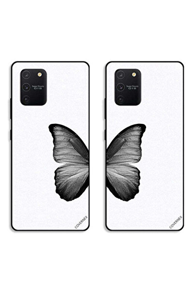 Covernex حافظتان لهاتف سامسونج جالاكسي S10 لايت، أغطية حماية سوداء بتصميم فرا...