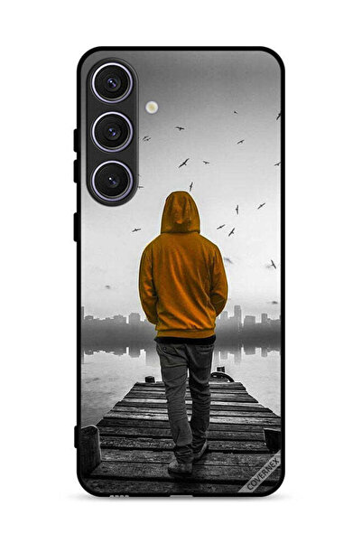 Covernex غطاء حماية لهاتف سامسونج جالكسي S25 بتصميم فتى حزين يمشي