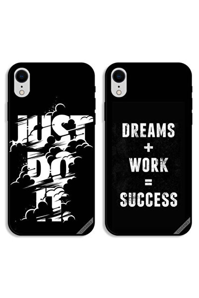 Covernex حافظتان لهاتف Apple iPhone XR - أغطية حماية Dreams Plus Work وJust D...