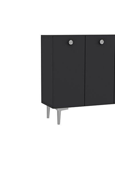 DEMONTE DECOR BETTYDD AYAKKABILIK ANTRASİT-ANTRASİT-GÜMÜŞ