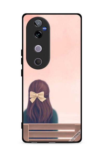 Covernex غطاء حماية لهاتف Vivo V40 5G بتصميم فتاة لطيفة