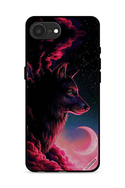Covernex غطاء حماية لجهاز Apple iPhone 16e بتصميم فن الذئب