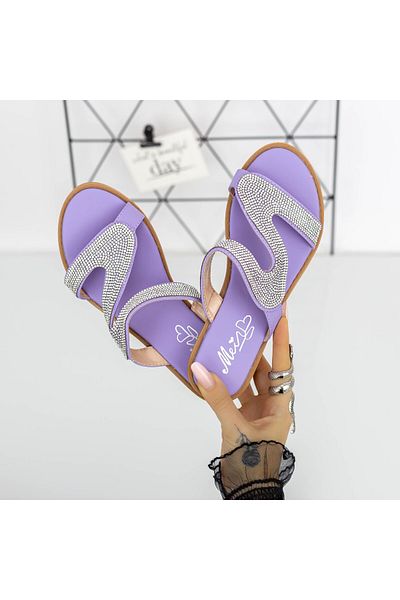 mei Women's Slippers 2HXS27 Purple