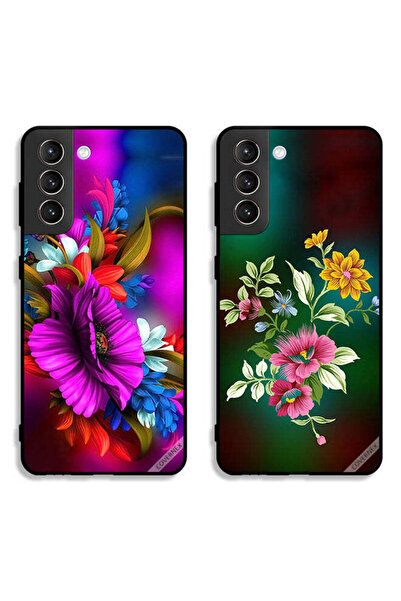 Covernex حافظتان واقيتان لهاتف سامسونج جالاكسي S21 بلس 5G، زهور عالية الدقة