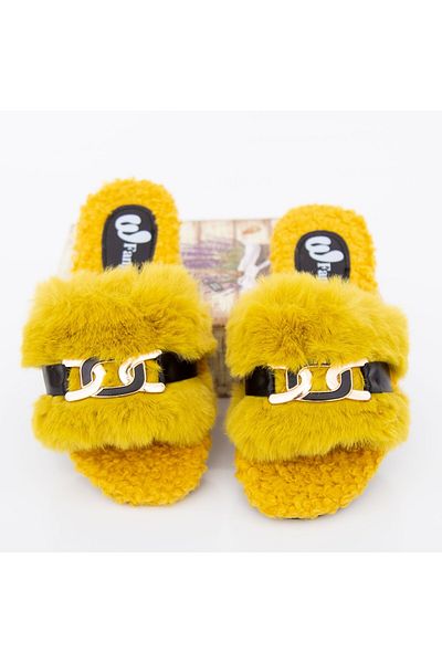 FASHION Ladies Slippers A20 Yellow |