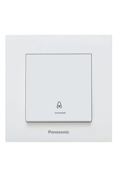 PANASONIC Karre Plus Bell Button White LED Blue