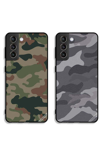 Covernex حافظتان لهاتف سامسونج جالاكسي S21 بلس 5G بأغطية واقية بأنماط مموهة