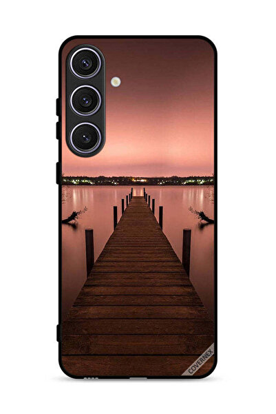 Covernex غطاء حماية لهاتف سامسونج جالاكسي S25 بتصميم مسار البحر المسائي