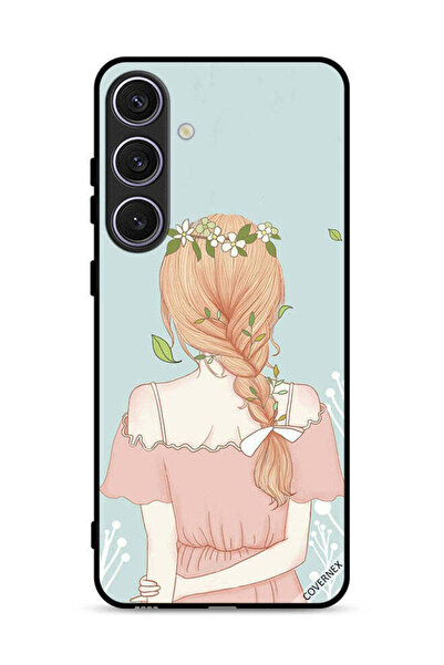 Covernex غطاء حماية لهاتف سامسونج جالكسي S25 بلس بفتاة واقفة بمظهر لطيف