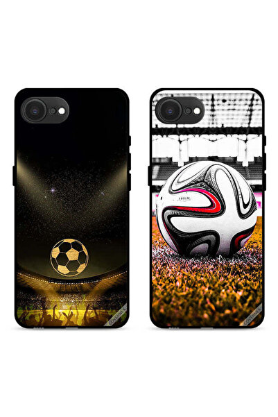 Covernex حافظتان واقيتان لهاتف Apple iPhone 16e، بتصميم كرة قدم كلاسيكية بالل...