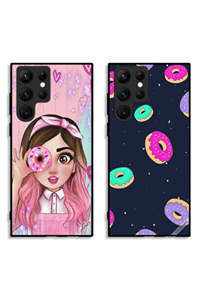 Covernex حافظتان لهاتف سامسونج جالاكسي S22 ألترا 5G، أغطية حماية بتصميم دونات...