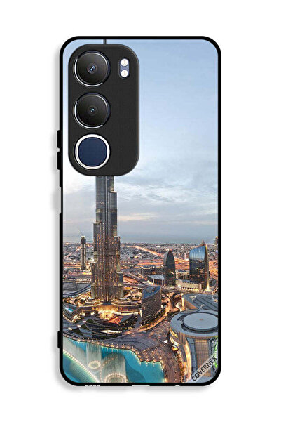 Covernex غطاء حماية لهاتف فيفو Y19s 4G، منظر جميل لوسط مدينة دبي