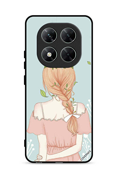 Covernex غطاء حماية لهاتف Xiaomi Poco X7 5G بفتاة واقفة بمظهر لطيف