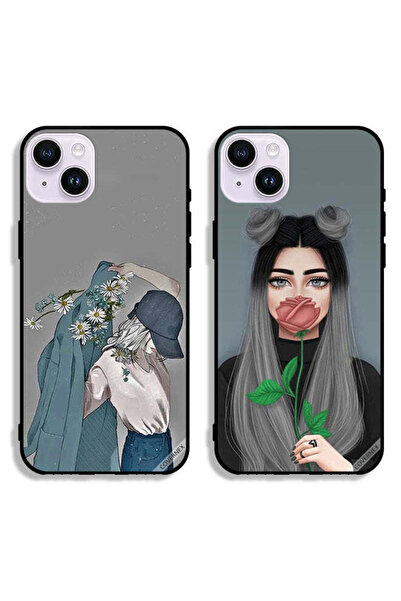 Covernex حافظتان واقيتان لهاتف Apple iPhone 14 Plus بتصميم فتاة ترتدي معطفًا ...