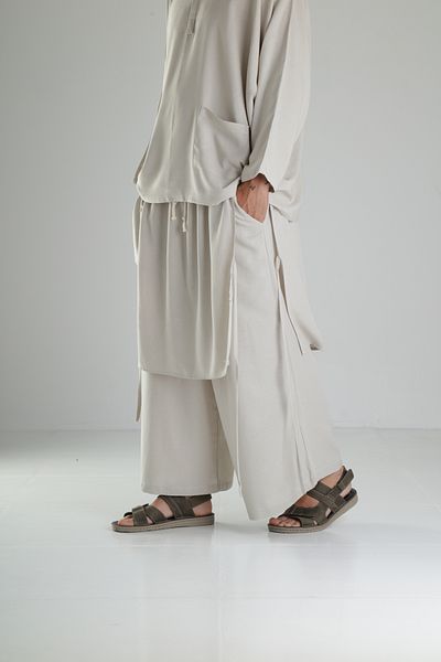 COCOPELLI Beige Loose Fit Tokyo Suit