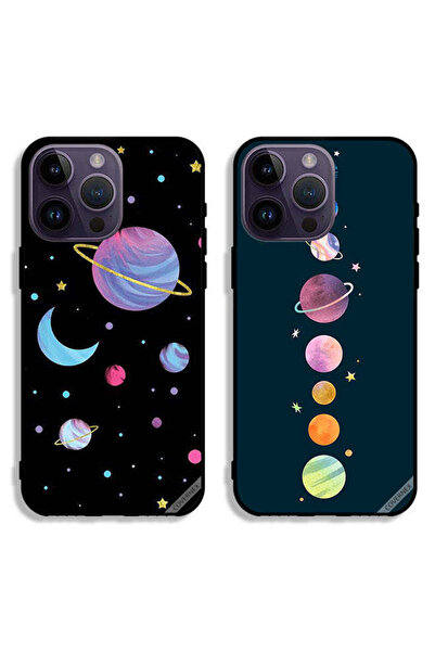 Covernex حافظتان لهاتف Apple iPhone 14 Pro، أغطية حماية، كواكب وفن ونجم فضائي