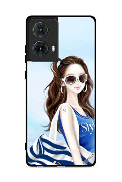 Covernex غطاء حماية لهاتف موتورولا موتو جي 85 5G بتصميم قميص