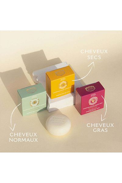 PANIER DES SENS Solid Shampoo Bar for Dry Hair - Honey sulphate free shampoo 75g