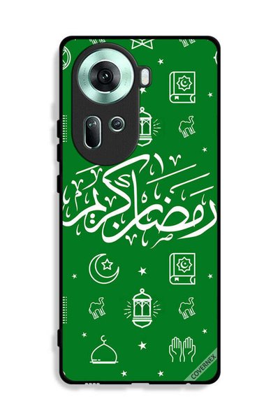 Covernex غطاء حماية لهاتف أوبو رينو 11 5G - رمضان كريم - أخضر