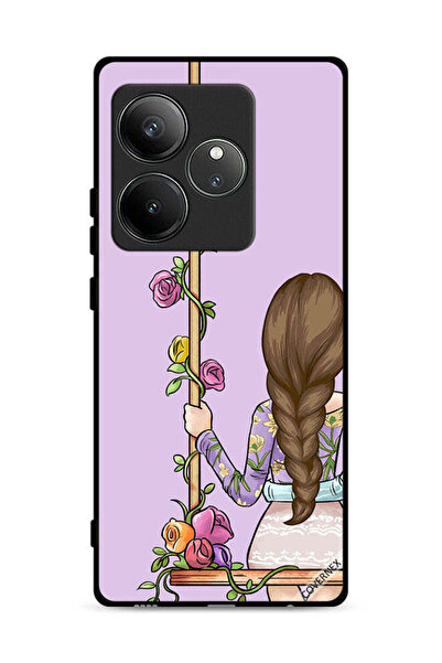 Covernex غطاء حماية لهاتف Realme GT 6 5G مع خلفية فتاة BFF