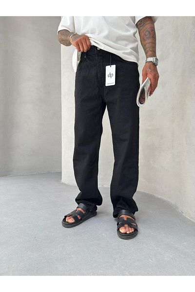 denim pasaport Black Baggy Loose Jeans