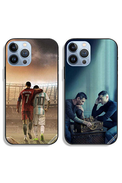 Covernex حافظتان لهاتف Apple iPhone 13 Pro، غطاءان واقيان CR7 وLeo Messi