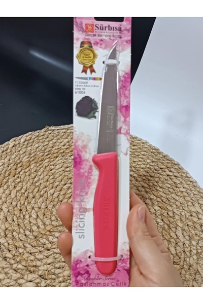 Sürbisa Sürmene 61004 Mutfak Bıçağı (9,50 Cm) Nar Çiceği
