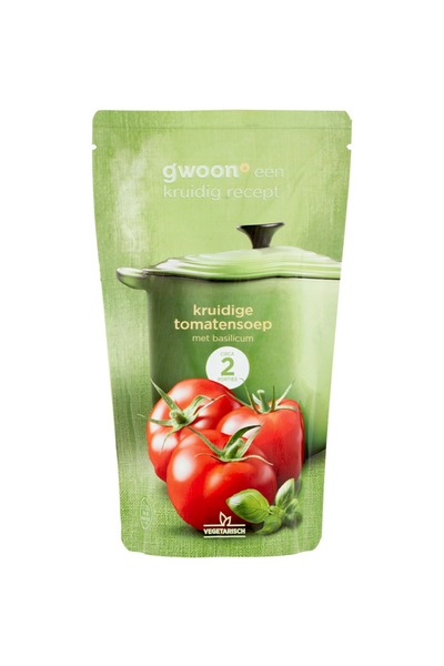 G’woon Supa de rosii cu busuioc 570 ml