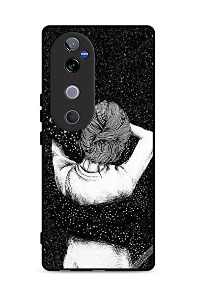 Covernex غطاء حماية لهاتف Vivo V40 5G برسومات فتاة دودل الخيالية الليلية