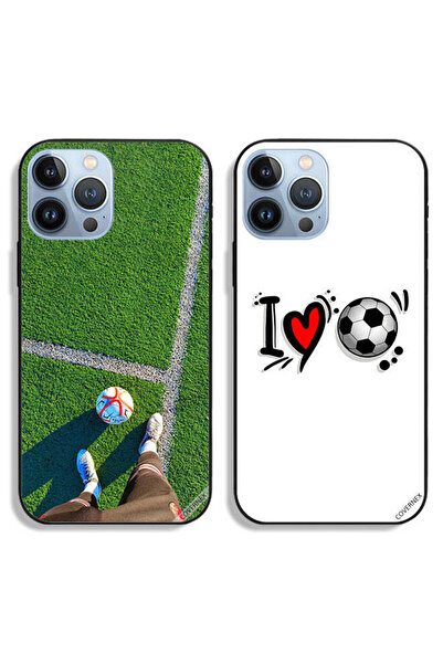 Covernex حافظتان لهاتف Apple iPhone 13 Pro، أغطية حماية، كل الحب لكرة القدم