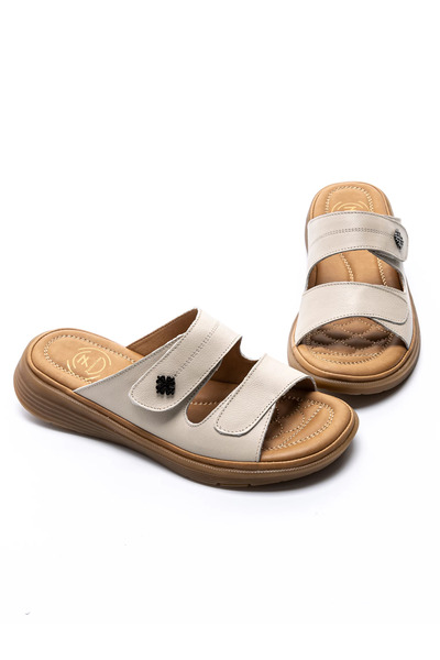 FORMAZIONE Women's Slippers with Low Sole 33173 Cream |