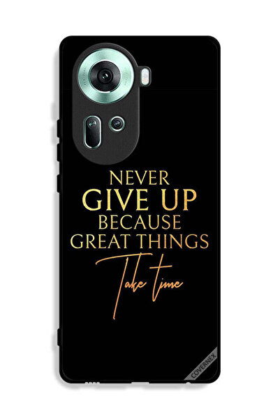 Covernex غطاء حماية لهاتف Oppo Reno11 5G لا تستسلم أبدًا لأن الأشياء العظيمة ...