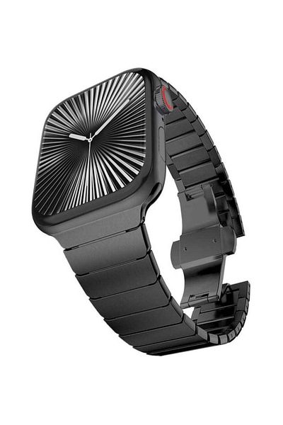Shopi Stainless Steel Strap For iWatch 49mm 46mm 45mm 44mm 42mm, Replacement Band Compatible For Apple Wat