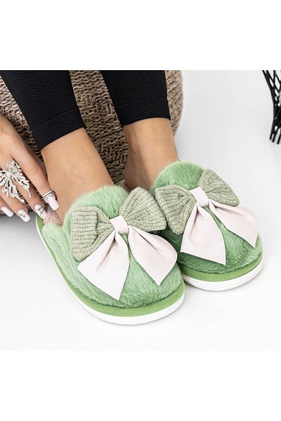 FASHION Women's Slippers A-647 Green |