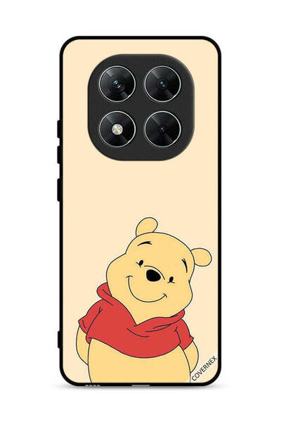 Covernex غطاء حماية لهاتف Xiaomi Poco X7 5G بتصميم الدب في وضع السعادة