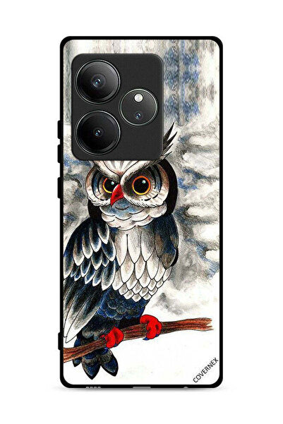 Covernex غطاء حماية لهاتف Realme GT Neo6 5G برسم بومة فنية