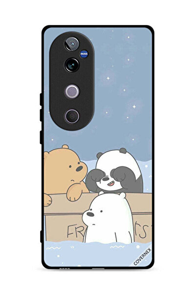 Covernex غطاء حماية فيفو V40 5G بتصميم أصدقاء الدب