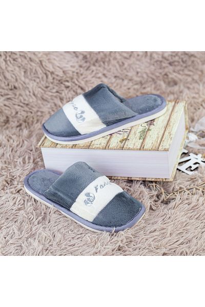 FASHION Women's Slippers WF-2227 Gray