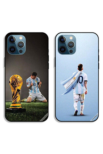 Covernex حافظتان لهاتف Apple iPhone 12 Pro أغطية حماية ليو ميسي وكأس الفيفا