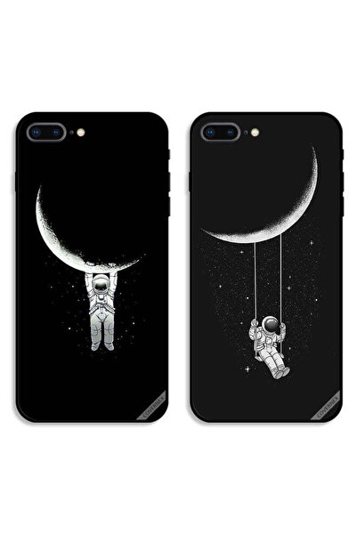 Covernex حافظتان لهاتف Apple iPhone 7 Plus، أغطية حماية بتصميم رائد فضاء متأر...