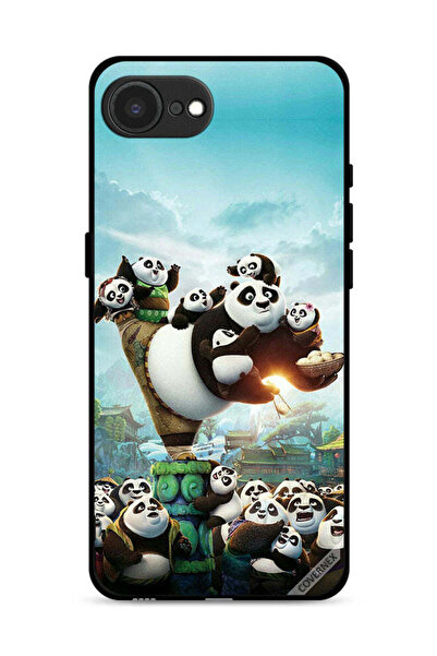Covernex غطاء حماية لجهاز Apple iPhone 16e برسومات الباندا والأطفال