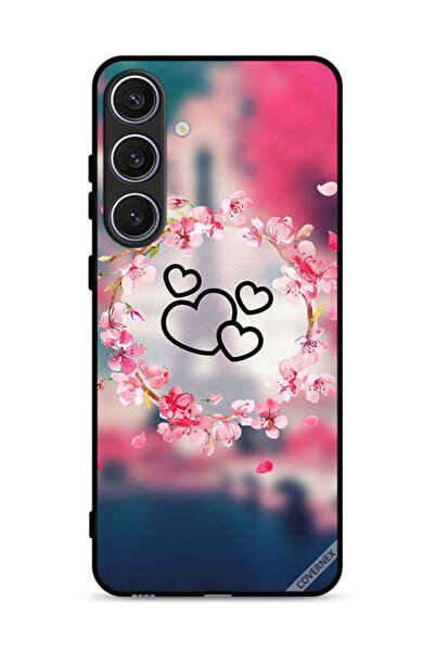 Covernex غطاء حماية لهاتف سامسونج جالكسي S25 بلس بنقشة قلوب فنية