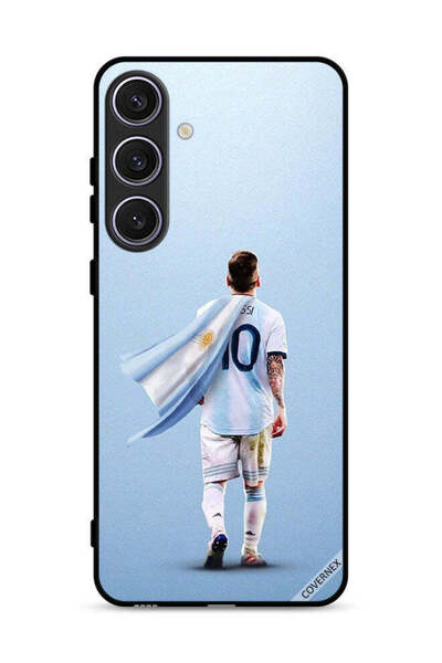 Covernex غطاء حماية لهاتف سامسونج جالكسي S25 بلس بطبعة ليو ميسي الرجل الخارق