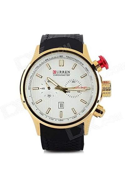 Curren Men Quartz Watch, Rubber Band - 8175