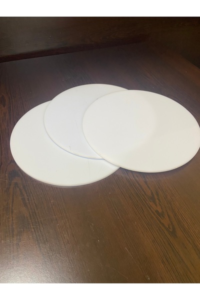 pleksiaksesuar Beyaz Pleksi 3m 21x21cm 1 Adet Kapı Süs Yapımına Uygun